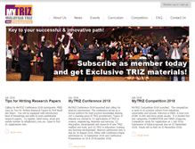 Tablet Screenshot of mytriz.com.my